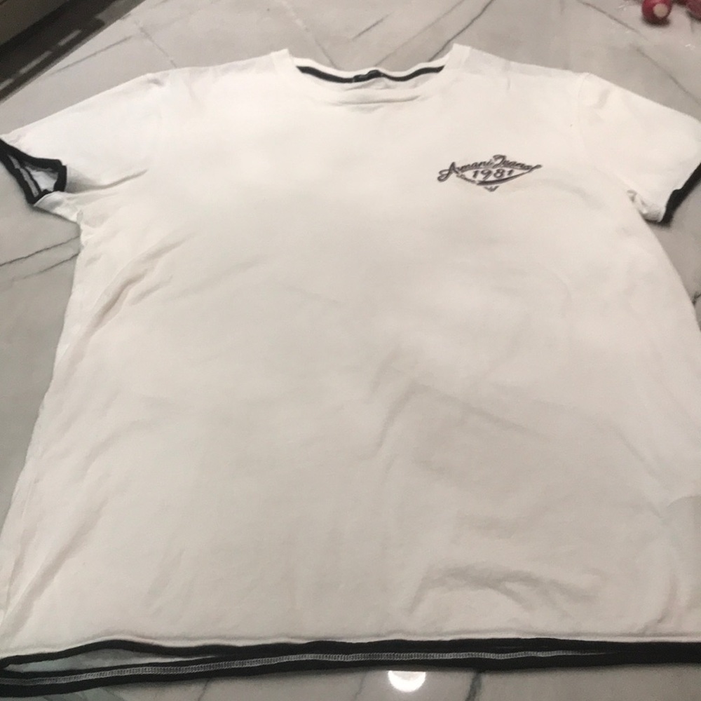 Armani Jeans white t-shirt Large